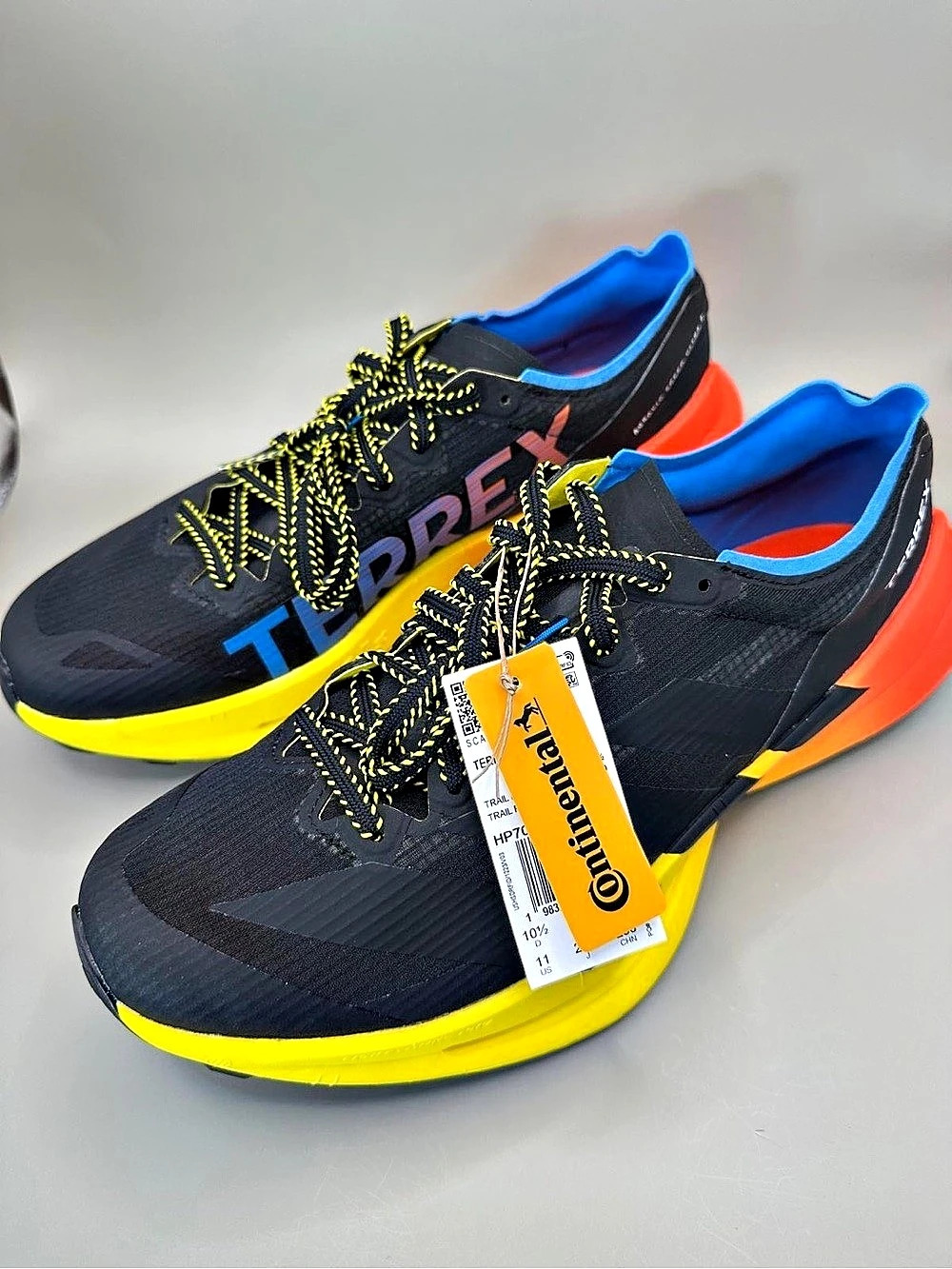 adidas Terrex Agravic Speed Ultra Athletic Shoes Black & Yellow US 11 new no box